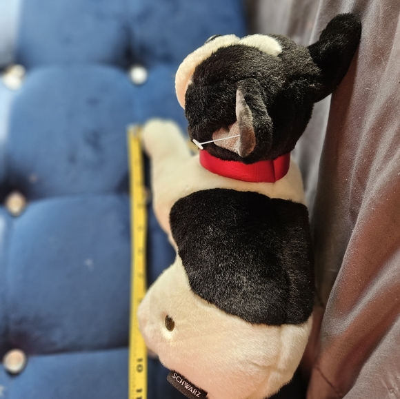 FAO Schwarz Plush Dog Boston Terrier Stuffed Animal Puppy - - Picture 7 of 7